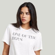 Picture of G-STAR WOMEN'S REGULAR TEXT T-SHIRT MILK 3