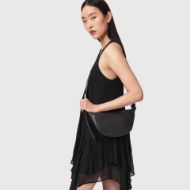 Picture of ALLSAINTS WOMEN'S LUNA CROSSBODY BAG BLACK/SILVER 3