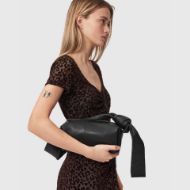 Picture of ALLSAINTS WOMEN'S EFFIE KNOT SHOULDER BAG BLACK 7