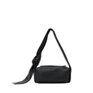 Picture of ALLSAINTS WOMEN'S EFFIE KNOT SHOULDER BAG BLACK 1