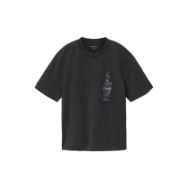 Picture of ALLSAINTS MEN'S IGNIS SHORT SLEEVE CREW WASHED BLACK 6