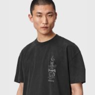 Picture of ALLSAINTS MEN'S IGNIS SHORT SLEEVE CREW WASHED BLACK 3
