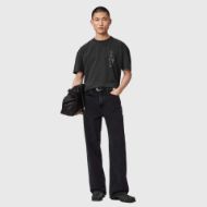 Picture of ALLSAINTS MEN'S IGNIS SHORT SLEEVE CREW WASHED BLACK 5