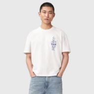 Picture of ALLSAINTS MEN'S IGNIS SHORT SLEEVE CREW CHALK WHITE 1