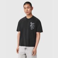 Снимка на ALLSAINTS МЪЖКА БЛУЗА SERAPH SHORT SLEEVE CREW WASHED BLACK 1