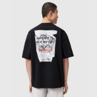 Снимка на ALLSAINTS МЪЖКА БЛУЗА CALLER SHORT SLEEVE CREW WASHED BLACK 2