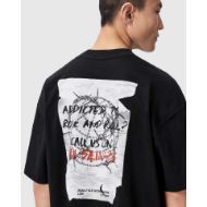 Снимка на ALLSAINTS МЪЖКА БЛУЗА CALLER SHORT SLEEVE CREW WASHED BLACK 5