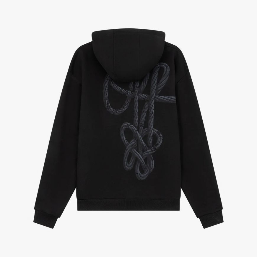 Снимка на OTP МЪЖКИ СУИТШЪРТ ROPE FLOW HOOD BLACK