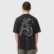 Снимка на ALLSAINTS МЪЖКА БЛУЗА LINX SHORT SLEEVE CREW WASHED BLACK 2