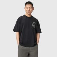 Снимка на ALLSAINTS МЪЖКА БЛУЗА LINX SHORT SLEEVE CREW WASHED BLACK 1