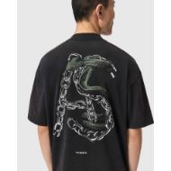 Снимка на ALLSAINTS МЪЖКА БЛУЗА LINX SHORT SLEEVE CREW WASHED BLACK 5