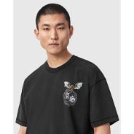 Снимка на ALLSAINTS МЪЖКА БЛУЗА WYVERN SHORT SLEEVE CREW WASHED BLACK 4