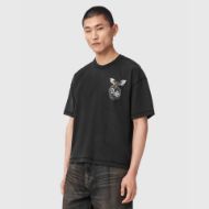 Снимка на ALLSAINTS МЪЖКА БЛУЗА WYVERN SHORT SLEEVE CREW WASHED BLACK 1