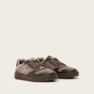 Picture of ALLSAINTS MEN'S REGAN LOW TOP DARK BROWN 2