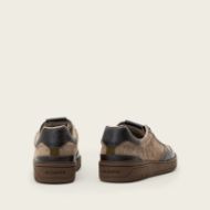 Picture of ALLSAINTS MEN'S REGAN LOW TOP DARK BROWN 3