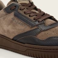 Picture of ALLSAINTS MEN'S REGAN LOW TOP DARK BROWN 4