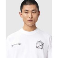 Снимка на ALLSAINTS МЪЖКА БЛУЗА CALLER SHORT SLEEVE CREW ASHEN WHITE 4