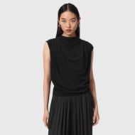 Picture of ALLSAINTS WOMEN'S EMERSON TOP BLACK 1
