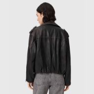 Снимка на ALLSAINTS ДАМСКО ЯКЕ SAMINA BIKER BLACK/BROWN 2
