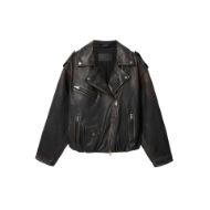 Снимка на ALLSAINTS ДАМСКО ЯКЕ SAMINA BIKER BLACK/BROWN 8