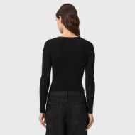 Снимка на ALLSAINTS ДАМСКА ЖИЛЕТКА CRUZ ZIP CARDIGAN BLACK 2
