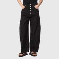 Снимка на ALLSAINTS ДАМСКИ ДЕНИМ CARTER BUTTON JEANS OVERDYED BROWN 1