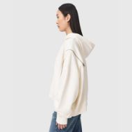 Picture of ALLSAINTS WOMEN'S CIARA HOODY FOSSIL WHITE 5