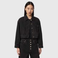 Снимка на ALLSAINTS ДАМСКО ЯКЕ BLINK CROPPED JACKET OVERDYED BROWN 4