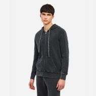 Снимка на DIRTY LAUNDRY МЪЖКИ СУИТШЪРТ REGULAR KNITTED SLUB FULL ZIP VINTAGE BLACK 2
