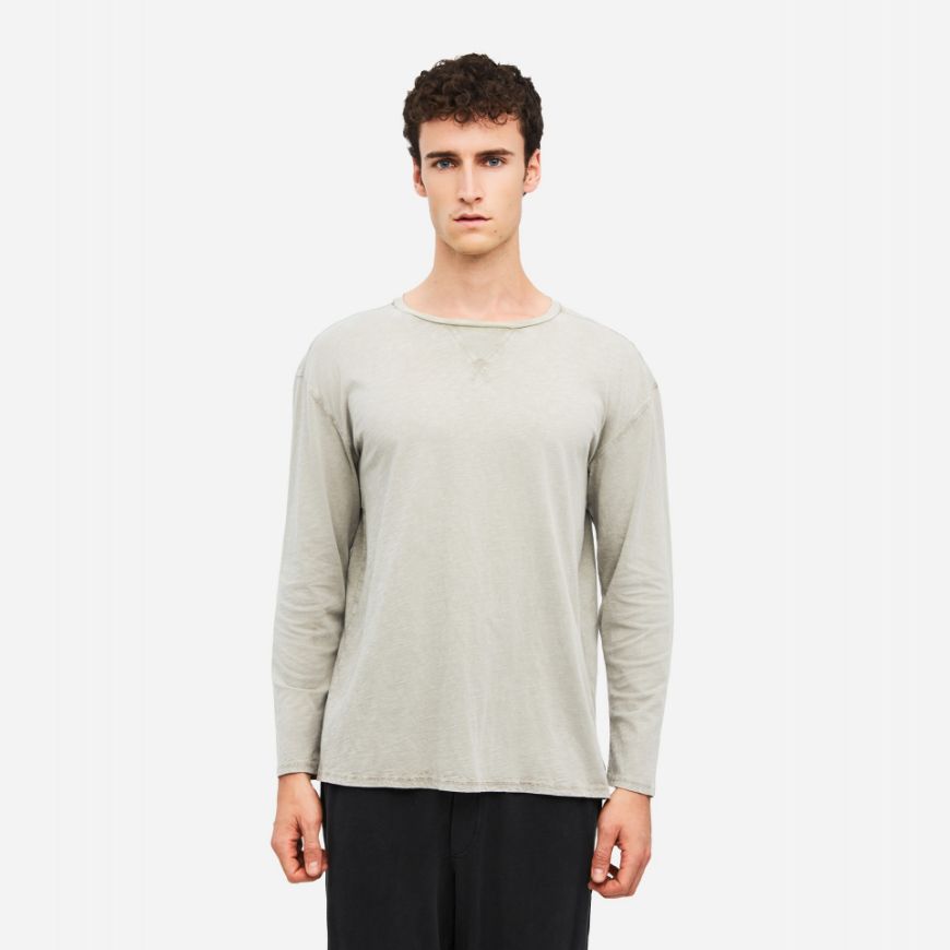 Picture of DIRTY LAUNDRY MEN'S OVERSIZED LONGSLEEVE VINTAGE GREIGE