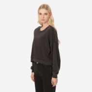 Picture of DIRTY LAUNDRY WOMEN'S OVERSIZED ASSYMETRIC CREWNECK VINTAGE BLACK 2