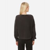 Picture of DIRTY LAUNDRY WOMEN'S OVERSIZED ASSYMETRIC CREWNECK VINTAGE BLACK 3