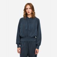 Picture of DIRTY LAUNDRY WOMEN'S CROPPED RAGLAN HOODIE VINTAGE BLUE 1