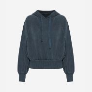 Picture of DIRTY LAUNDRY WOMEN'S CROPPED RAGLAN HOODIE VINTAGE BLUE 5