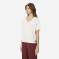 Снимка на DIRTY LAUNDRY ДАМСКИ ТОП OVERSIZED V-NECK T-SHIRT WHITE 2