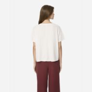 Снимка на DIRTY LAUNDRY ДАМСКИ ТОП OVERSIZED V-NECK T-SHIRT WHITE 3