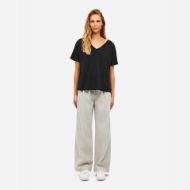 Снимка на DIRTY LAUNDRY ДАМСКИ ТОП OVERSIZED V-NECK T-SHIRT BLACK 4