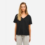 Снимка на DIRTY LAUNDRY ДАМСКИ ТОП OVERSIZED V-NECK T-SHIRT BLACK 1