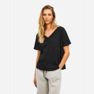 Снимка на DIRTY LAUNDRY ДАМСКИ ТОП OVERSIZED V-NECK T-SHIRT BLACK 2