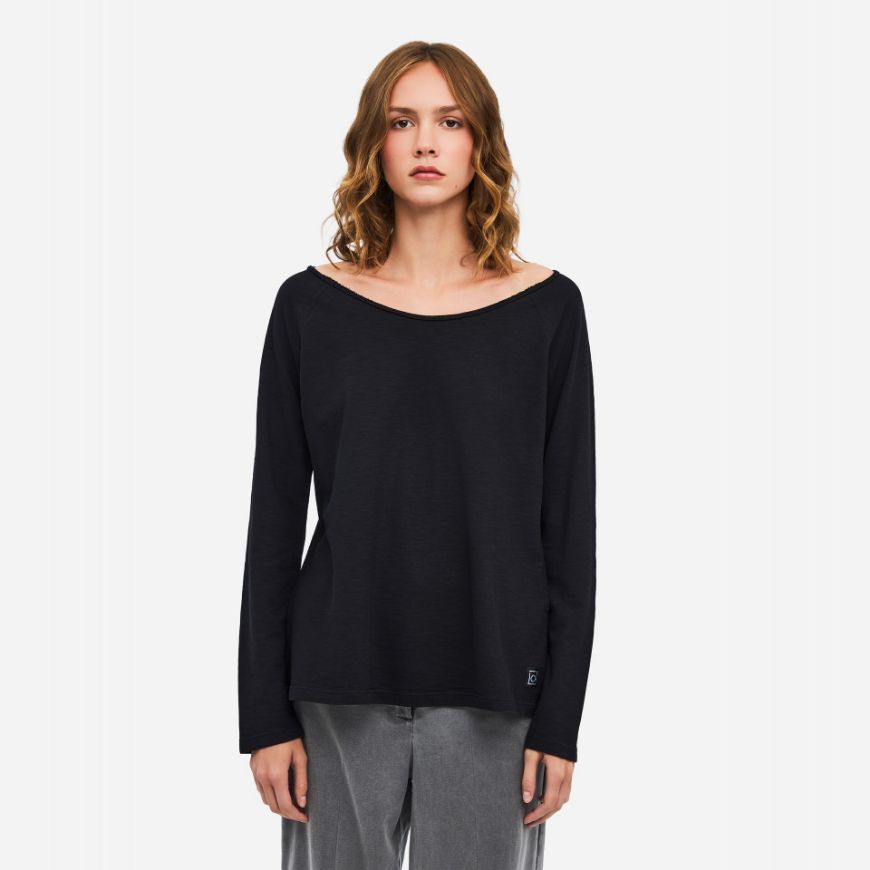 Снимка на DIRTY LAUNDRY ДАМСКИ ТОП RAGLAN LONGSLEEVE BLACK