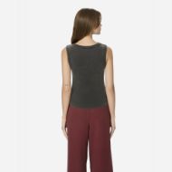 Снимка на DIRTY LAUNDRY ДАМСКИ ТОП CURVED HEM RIB TANK TOP VINTAGE BLACK 3