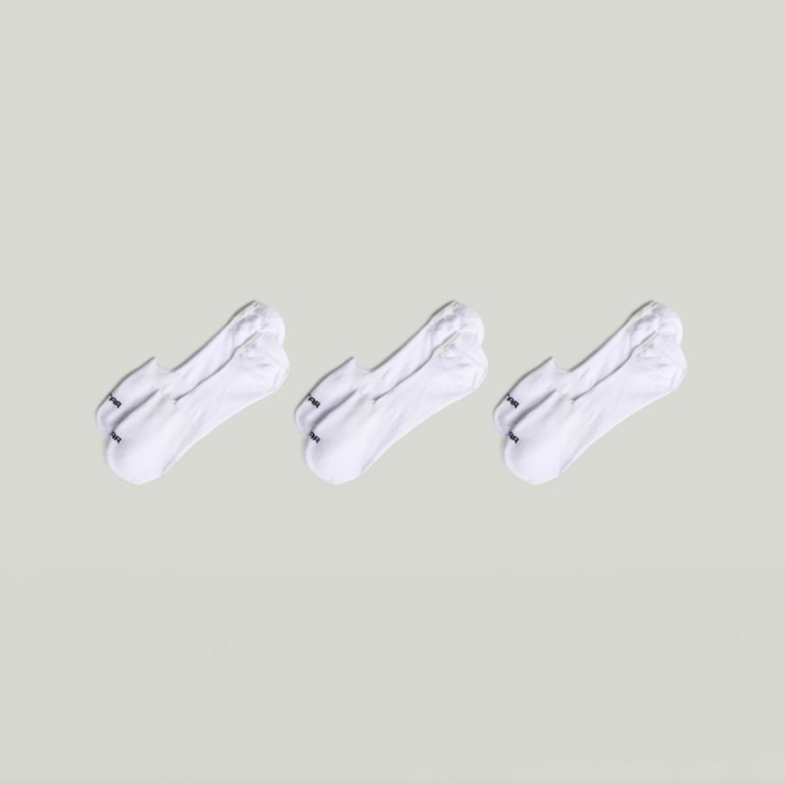 Снимка на G-STAR МЪЖКИ КОМПЛЕКТ ЧОРАПИ INVISIBLE SOCK 3-PACK WHITE