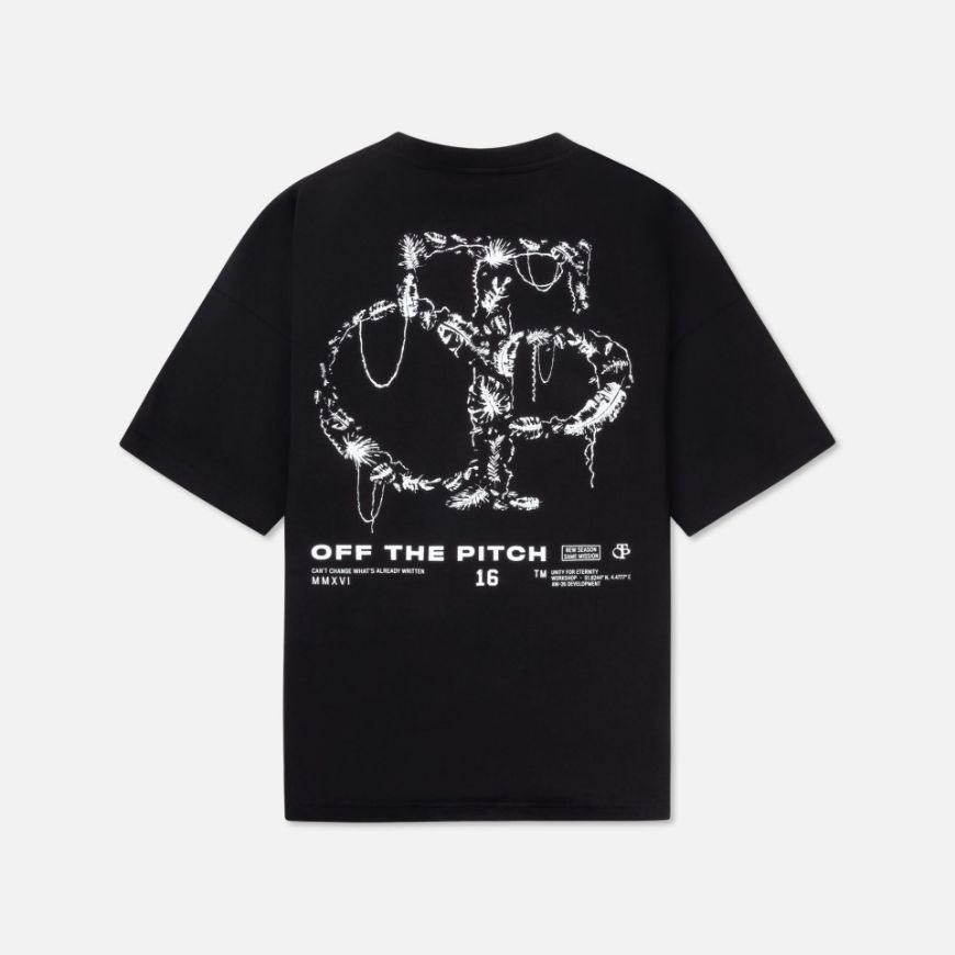 Picture of OTP MEN'S PALM OVERSIZED TEE BLACK