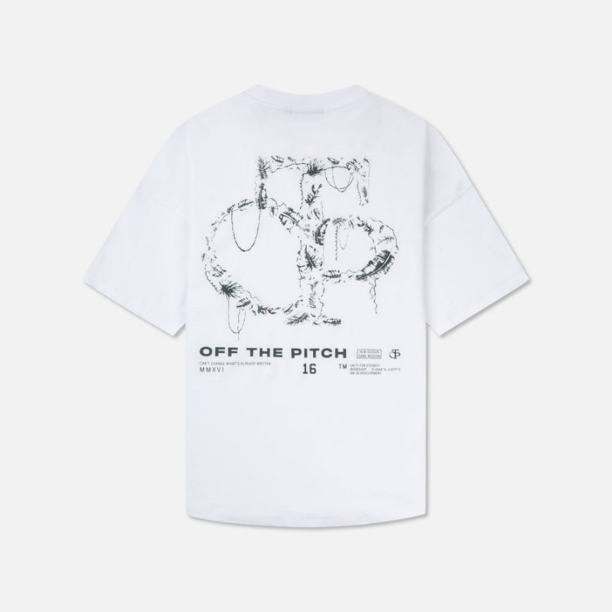 Picture of OTP MEN'S PALM OVERSIZED TEE WHITE