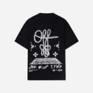 Picture of OTP MEN'S TIED ROOTS LOOSE FIT TEE BLACK 1