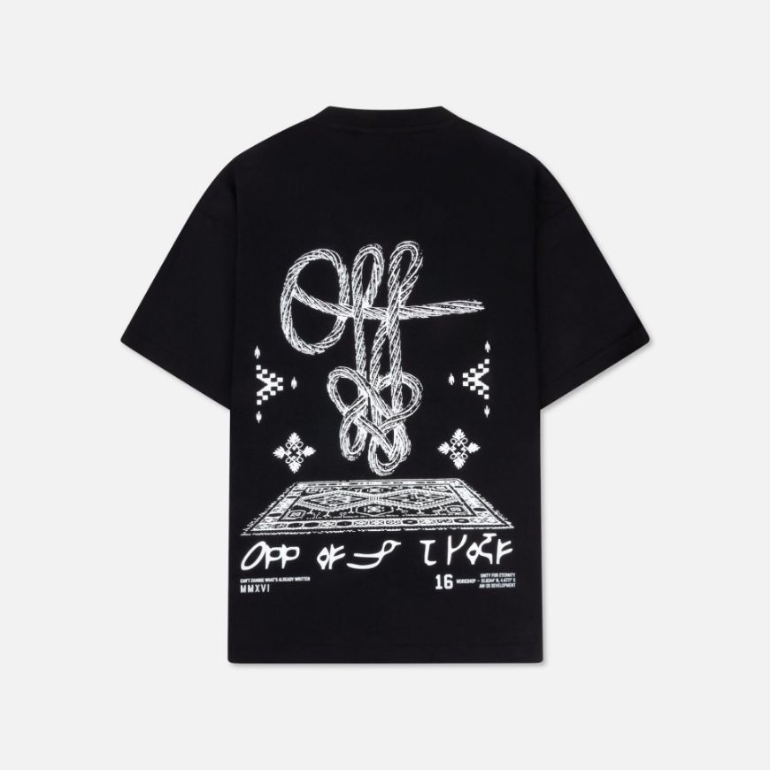 Picture of OTP MEN'S TIED ROOTS LOOSE FIT TEE BLACK