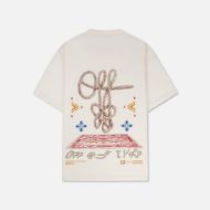 Picture of OTP MEN'S TIED ROOTS LOOSE FIT TEE OFF WHITE 1