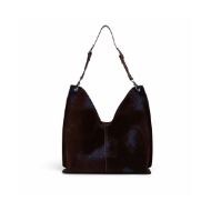 Снимка на REPLAY ДАМСКА ЧАНТА FLOCKED DENIM SHOPPER BAG OVERDYED INDIGO 3