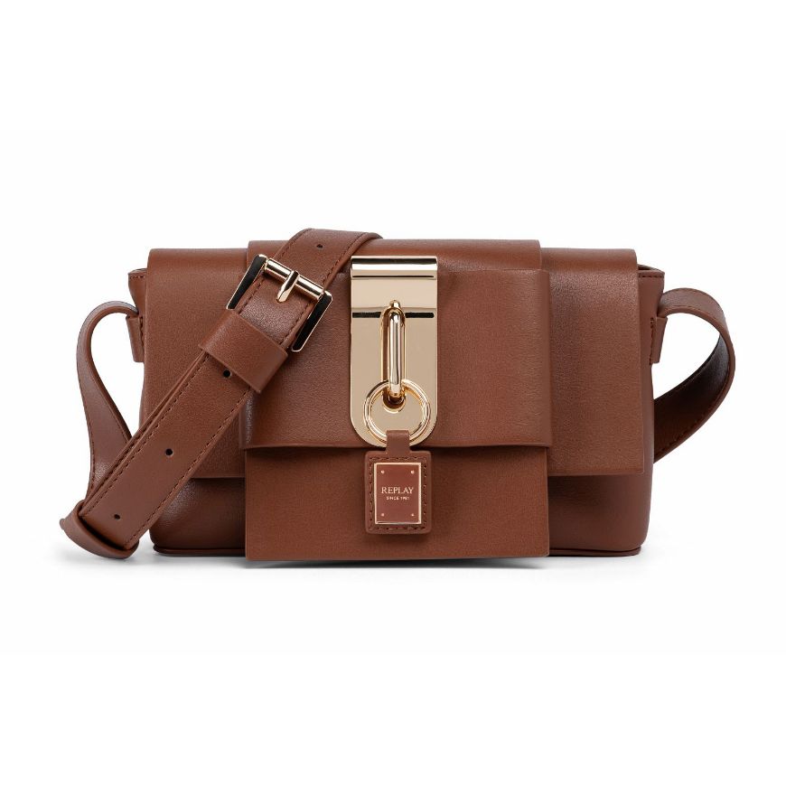 Снимка на REPLAY ДАМСКА ЧАНТА CROSSBODY BAG WITH PADLOCK TAN