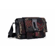 Picture of REPLAY WOMEN'S CROSSBODY BAG WITH EMBROIDERY AND STUDS BLACK 2